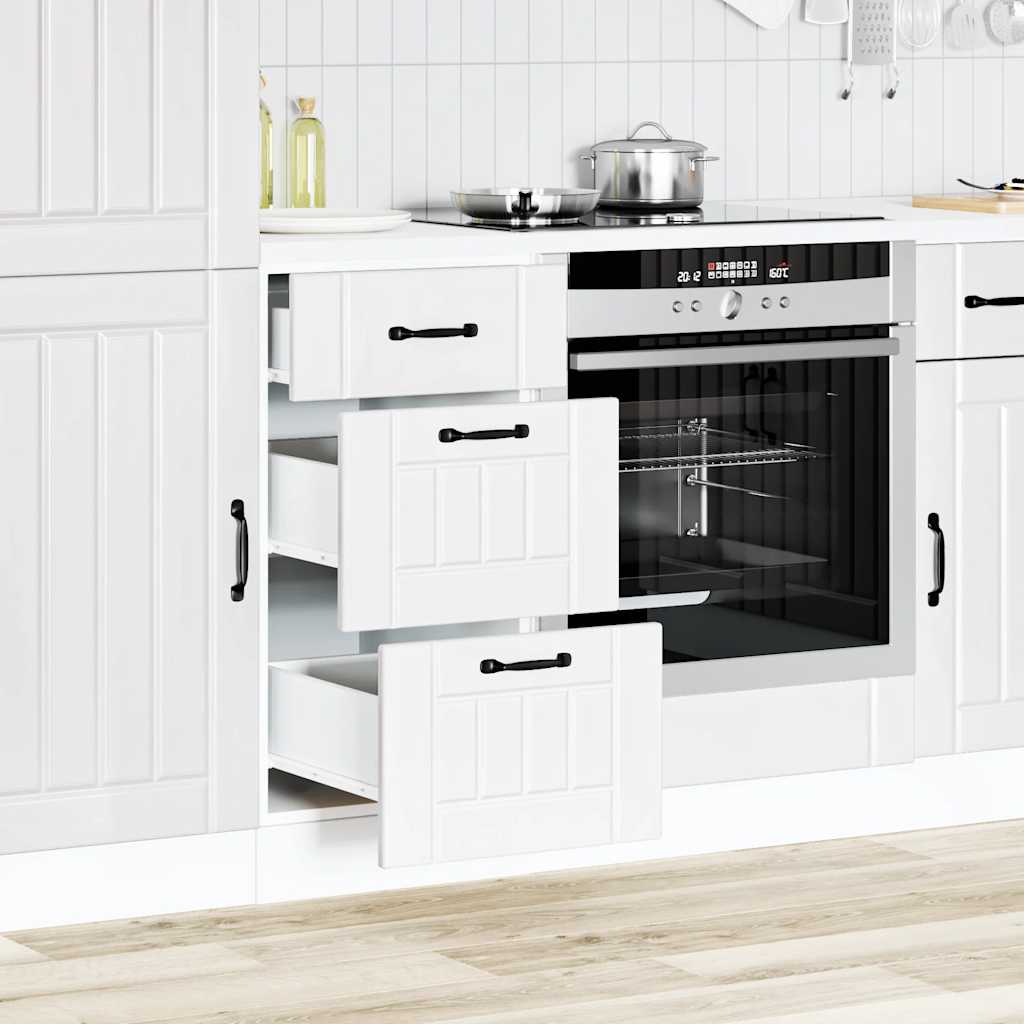 Vidaxl onderkast lucca bewerkt hout wit