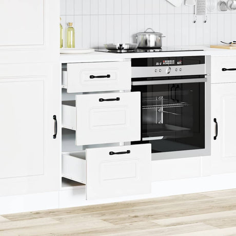 Vidaxl onderkast kalmar bewerkt hout wit