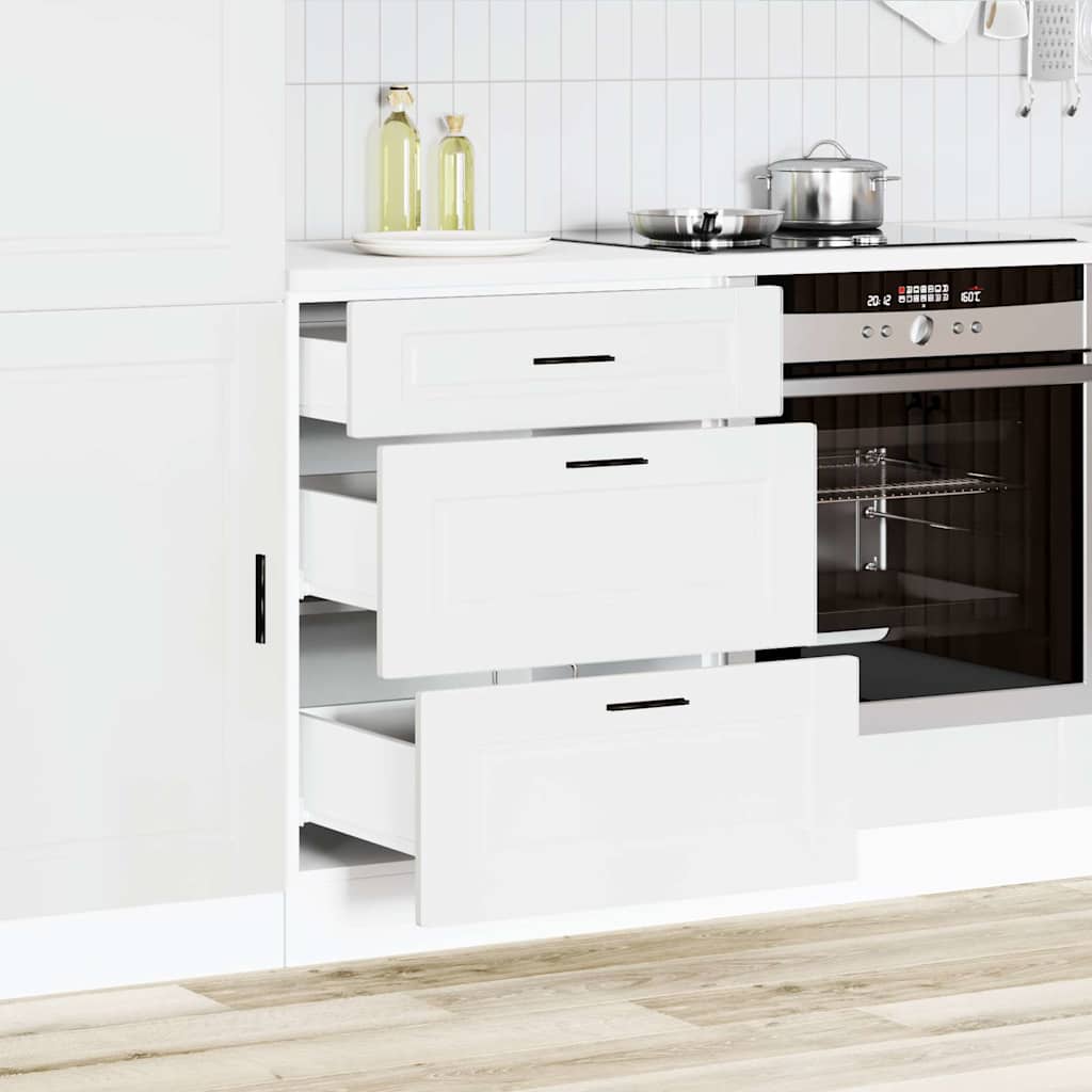 Vidaxl onderkast porto bewerkt hout wit
