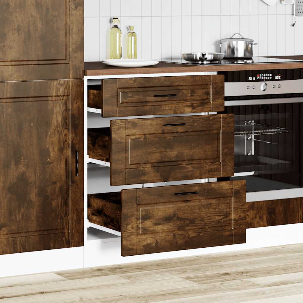Vidaxl onderkast porto bewerkt hout gerookt eikenkleurig