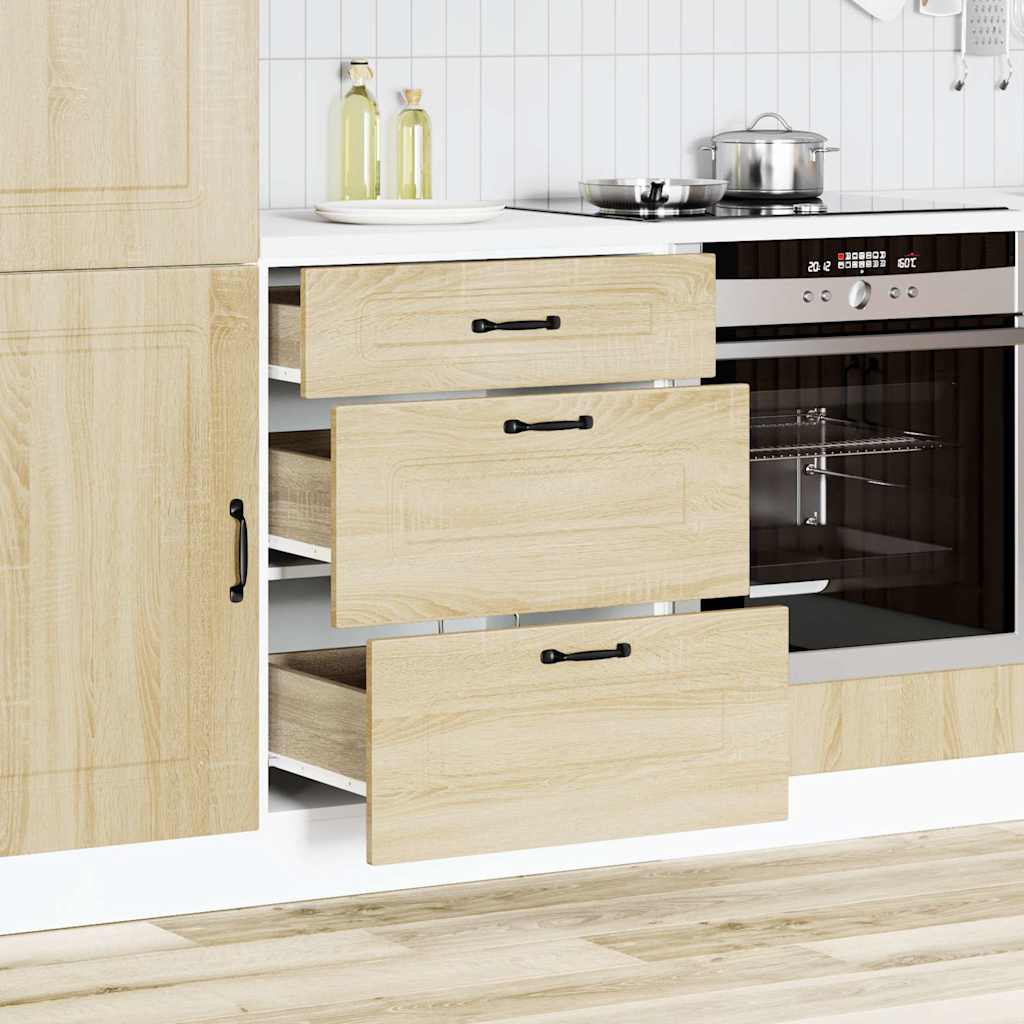 Vidaxl onderkast kalmar bewerkt hout sonoma eikenkleurig