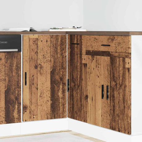 Vidaxl onderkast lyon bewerkt hout oud houtkleurig