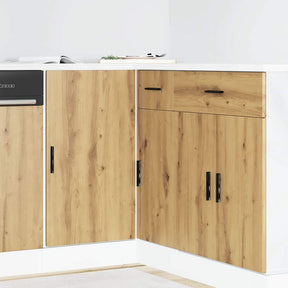 Vidaxl onderkast lyon bewerkt hout artisanaal eikenkleur