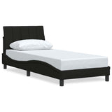 Vidaxl bedframe zonder matras hanko 90x200 cm stof zwart