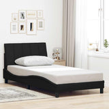 Vidaxl bedframe zonder matras hanko 100x200 cm stof zwart