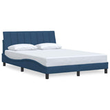 Vidaxl bedframe zonder matras hanko stof blauw 140x190 cm
