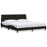 Vidaxl bedframe zonder matras hanko stof zwart 180x200 cm