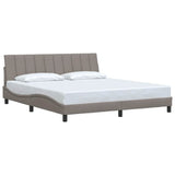 Vidaxl bedframe zonder matras hanko stof taupe 180x200 cm