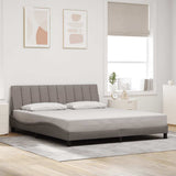 Vidaxl bedframe zonder matras hanko stof taupe 180x200 cm