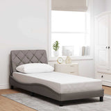 Vidaxl bedframe zonder matras 80x200 cm stof taupe