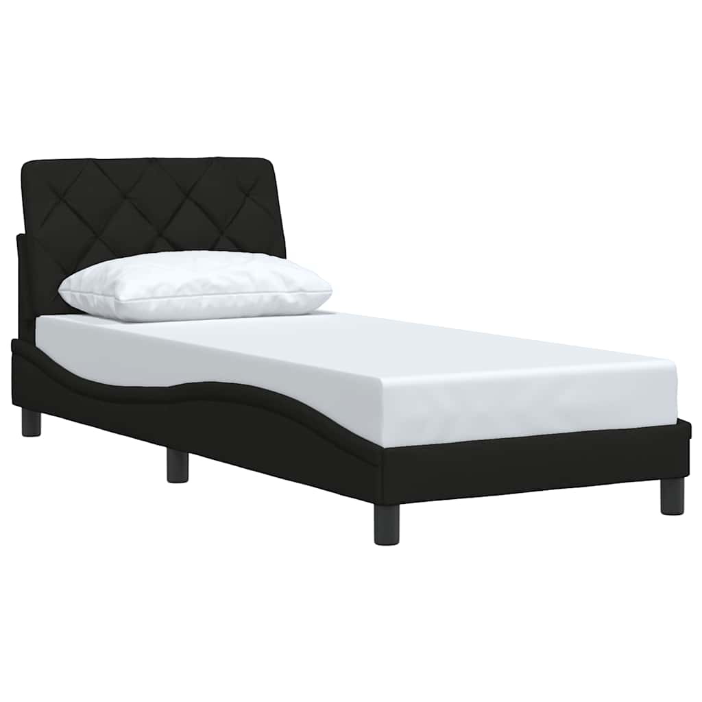 Vidaxl bedframe zonder matras 90x200 cm stof zwart