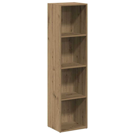 Vidaxl boekenkast 36x30x143 cm bewerkt hout artisanaal eikenkleur