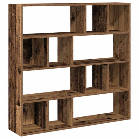 Vidaxl boekenkast kamerscherm 105x24x102 cm oud houtkleurig