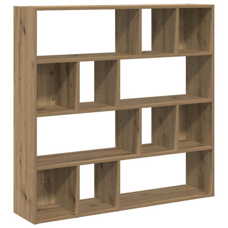 Vidaxl boekenkast kamerscherm 105x24x102 cm artisanaal eikenkleur
