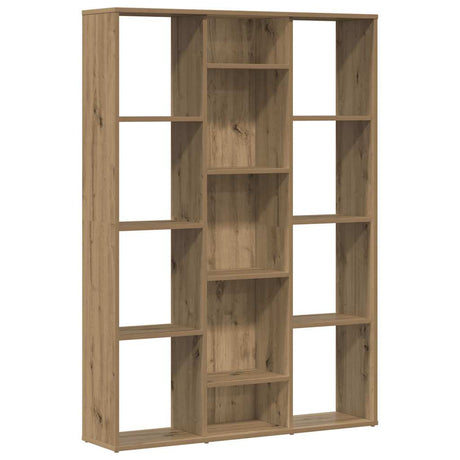 Vidaxl kamerscherm boekenkast 100x24x140 cm bewerkt hout eikenkleurig