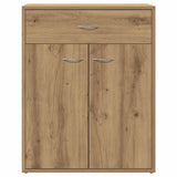 Vidaxl dressoir 60x30x75 cm bewerkt hout artisanaal eikenkleurig