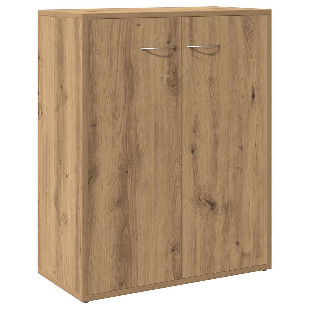 Vidaxl dressoir 60x30x75 cm bewerkt hout artisanaal eikenkleur