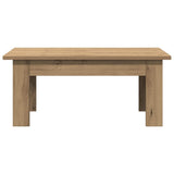 Vidaxl salontafel 100x60x42 cm bewerkt hout artisanaal eikenkleur