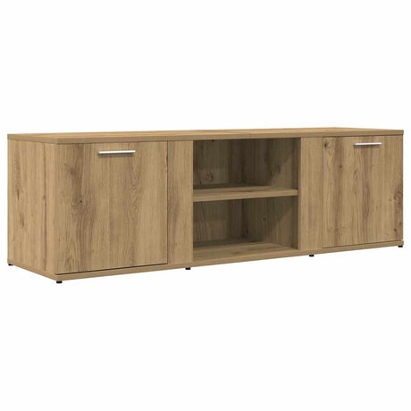 Vidaxl tv-meubel 120x34x37 cm bewerkt hout artisanaal eikenkleur