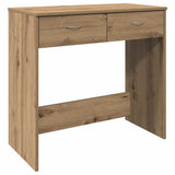 Vidaxl bureau 80x40x75 cm bewerkt hout artisanaal eikenkleurig