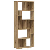 Vidaxl boekenkast artisan eiken 67x24x161 cm bewerkt hout