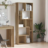 Vidaxl boekenkast artisan eiken 67x24x161 cm bewerkt hout