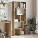 Vidaxl boekenkast artisan eiken 67x24x161 cm bewerkt hout