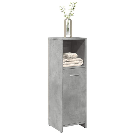 Vidaxl badkamerkast 30x30x95 cm spaanplaat betongrijs