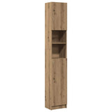 Vidaxl badkamerkast artisan eiken 32x25,5x190 cm bewerkt hout