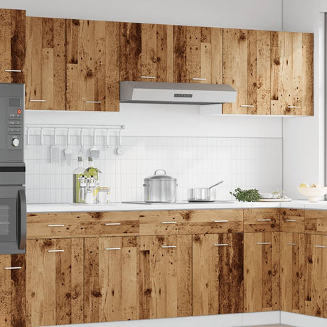 Vidaxl bovenkast lyon 50x31x60 cm bewerkt hout oud houtkleurig