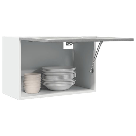 Vidaxl bovenkast lyon 60x31x40 cm bewerkt hout betongrijs