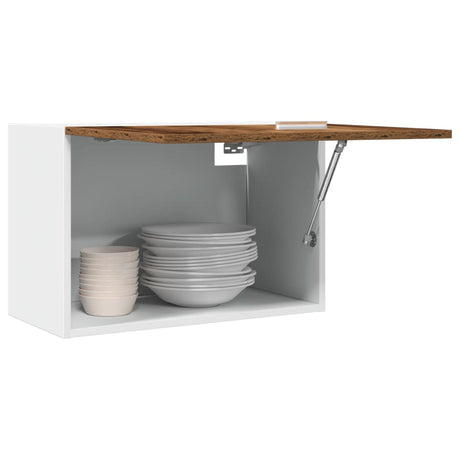 Vidaxl bovenkast lyon 60x31x40 cm bewerkt hout oud houtkleurig
