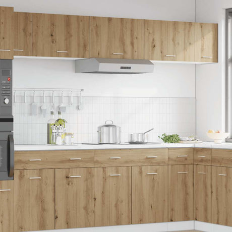 Vidaxl bovenkast lyon 60x31x40 cm bewerkt hout artisanaal eikenkleur