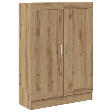Vidaxl boekenkast 82,5x30,5x115 cm bewerkt hout artisanaal eikenkleur