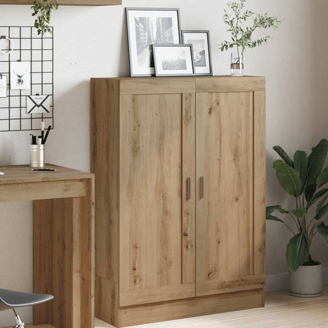 Vidaxl boekenkast 82,5x30,5x115 cm bewerkt hout artisanaal eikenkleur