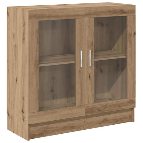 Vidaxl boekenkast 82,5x30,5x80 cm bewerkt hout artisanaal eikenkleurig