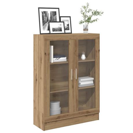 Vidaxl boekenkast 82,5x30,5x115 cm bewerkt hout artisanaal eikenkleur