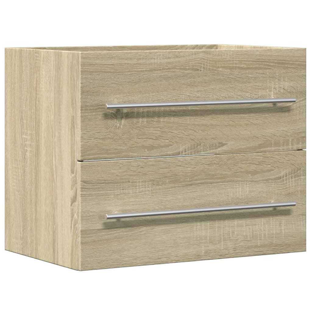 Vidaxl wastafelkast 60x38,5x48 cm spaanplaat sonoma eikenkleurig