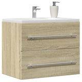Vidaxl wastafelkast 60x38,5x48 cm spaanplaat sonoma eikenkleurig
