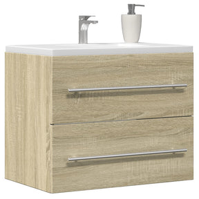 Vidaxl wastafelkast 60x38,5x48 cm spaanplaat sonoma eikenkleurig