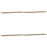 Vidaxl wandschappen 4 st 60x10x1,5 cm bewerkt hout artisanaal eiken