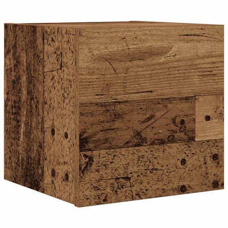 Vidaxl tv-wandmeubel 30,5x30x30 cm oud houtkleurig