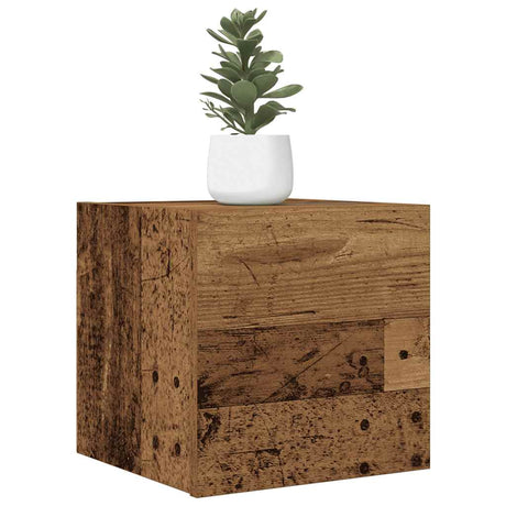 Vidaxl tv-wandmeubelen 2 st 30,5x30x30 cm oud houtkleurig