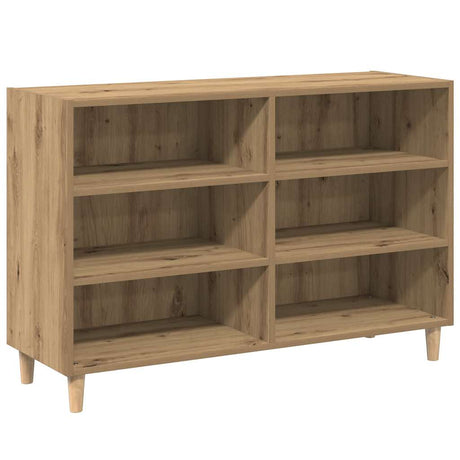 Vidaxl dressoir 103,5x35x70 cm bewerkt hout artisanaal eikenkleurig