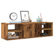 Vidaxl wandkast 101x30x29 cm bewerkt hout oud houtkleurig