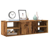 Vidaxl wandkast 101x30x29 cm bewerkt hout oud houtkleurig