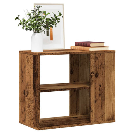 Vidaxl bijzetkast 60x30x50 cm bewerkt hout oud houtkleurig