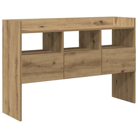 Vidaxl dressoir 105x30x70 cm bewerkt hout artisanaal eikenkleurig