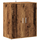 Vidaxl Schong Cabinet 60x33X70 cm veraarbecht Holz alen Holz--Colored