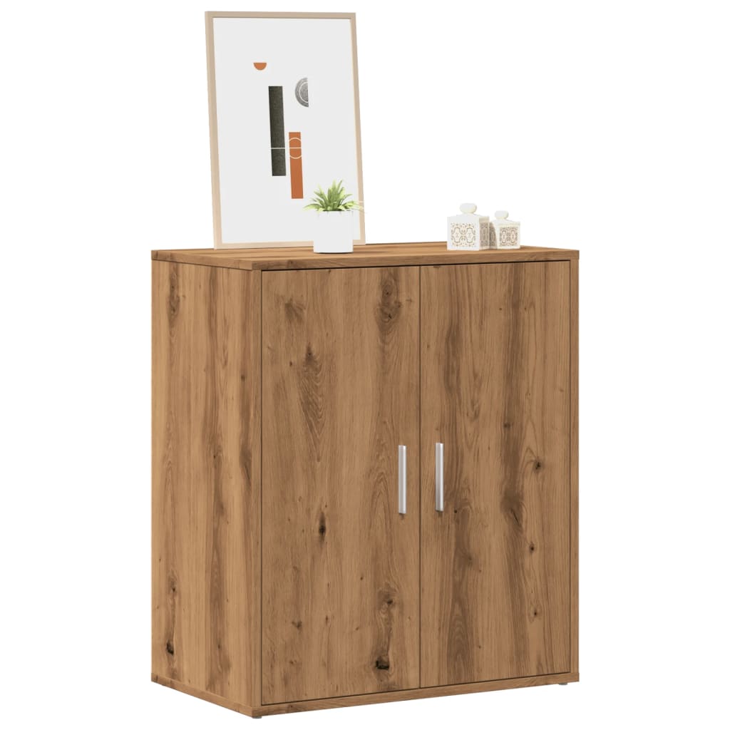 VidaXL shoe cabinet 60x35x70 cm processed wood artisanal oak color